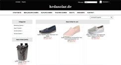 Desktop Screenshot of hedasolar.de